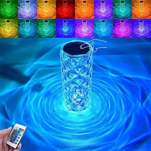LED CRYSTAL DIAMOND LAMP CHANGING COLOURS
